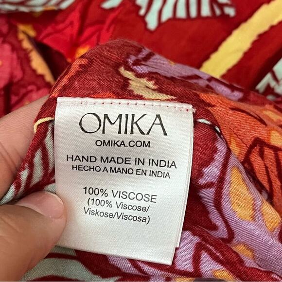 Omika Anthropologie Floral V-Neck Sleeveless Maxi Dress - Picture 6 of 10